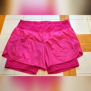 Danskin Now Pink exercise/work out shorts size L